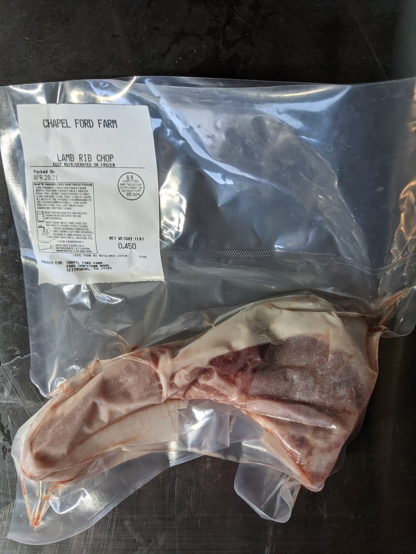 Lamb Rib Chops 1 LB